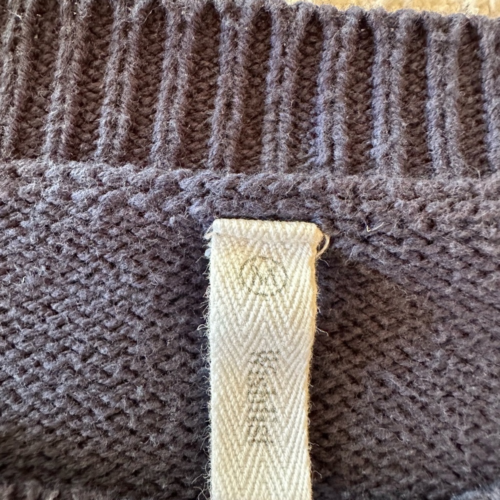Wishlist Classic Navy Striped Soft Knit Sweater Oversized Pullover | Size-Medium - Picture 4 of 7